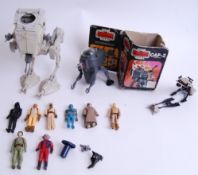 STAR WARS: A collection of assorted vintage Star Wars figures and vehicles to include;