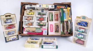 LLEDO: A large collection of 40+ Lledo diecast models, including some trio sets.