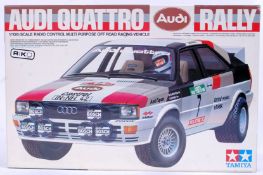 RARE ORIGINAL TAMIYA 1983 AUDI QUATTRO RALLY: A fabulous rare surviving example of the original