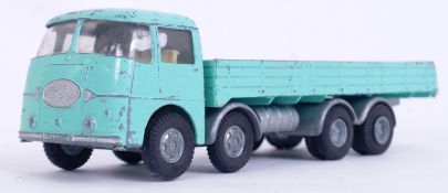 SPOT ON: An original Spot On 1:42 scale diecast model ERF Wagon. Turquoise with a silver chassis.