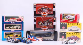 DIECAST: A collection of assorted boxed diecast to include a Lledo Thrust SSC,