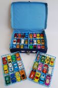 MATCHBOX: A vintage vinyl Matchbox diecast model Collectors Case,