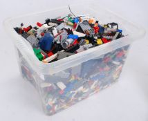 LEGO: A large crate of assorted Lego. To include 1980's, Marvel, Pirates, Space, City.