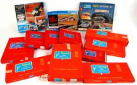 TRIANG MINIC MOTORWAYS: A large collection of assorted vintage Triang Minic Motorways track and