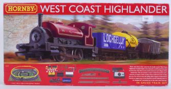 HORNBY: An original Hornby 00 gauge railway trainset West Coast Highlander R1157 set.