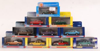 VANGUARDS: A collection of 10x assorted diecast model 1:43 scale Vanguards models - each unused,