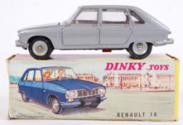FRENCH DINKY; An original vintage French Dinky Toys 537 diecast model Renault 16.