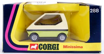 CORGI: An original vintage Corgi 288 Minissima diecast model.