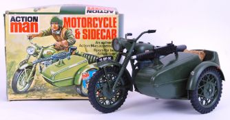 ACTION MAN: An original vintage rare Palitoy Action Man Motorcycle and Sidecar action figure