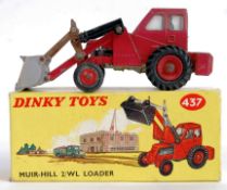 DINKY: An original Dinky diecast model 437 Muir Hill 2/WL Loader. Within the original box.