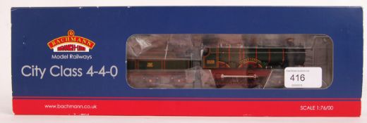BACHMANN: An original Bachmann 00 gauge railway trainset locomotive 31-727 City Of London.
