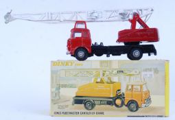 DINKY: An original vintage Dinky Toys diecast model 970 Jones Fleetmaster Cantilever Crane.