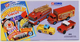 CORGI CHIPPERFIELDS: A Corgi Chipperfields Circus boxed diecast model set 31703.