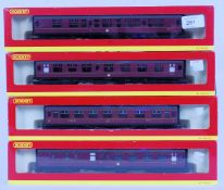 HORNBY: A collection of 'as new' Hornby 00 gauge railway trainset carriages - all LMS,