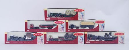 LLEDO TRACKSIDE: A collection of 6x Lledo Trackside 1:76 scale model diecast vehicles, all hauliers,