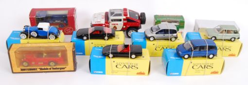 DIECAST: A collection of assorted boxed diecast to include 6x Corgi Solido diecast models,