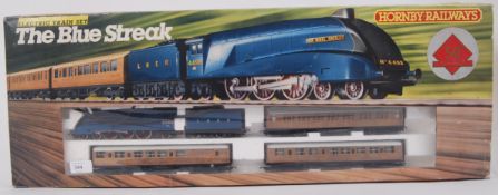 HORNBY BLUE STREAK: An original vintage Hornby 00 gauge railway trainset ' Blue Streak ,