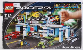 LEGO: A Lego Racers 8681 Tuner Garage set, with instructions, within the original box. Part made.