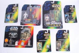 STAR WARS: A collection of Star Wars Kenner carded ' Diecast Collection ' figures (including a 4