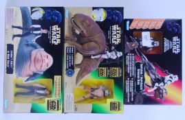 STAR WARS: A collection of 3x Kenner Star Wars action figure playsets,