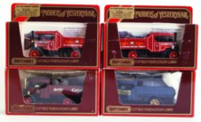 MATCHBOX CODE 3: A good collection of 4x Code 3 (custom) Matchbox Models Of Yesteryear boxed
