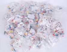 SMURFS: A collection of approx 155 McDonalds Smurfs - four full sets of 12 in original unopened