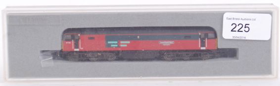 GRAHAM FARISH: An N Gauge Graham Farish ' Crewe Diesel Depot ' railway trainset locomotive.