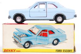 DINKY: An original vintage Dinky Toys diecast model 168 Ford Escort. Mint, in a near mint box.