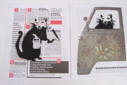 GU: Two pages from an original Dismaland brochure,