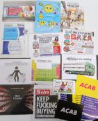 DARREN CULLEN: A collection of assorted Darren Cullen artwork / memorabilia - all relating to