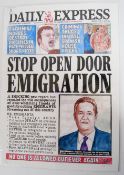 DARREN CULLEN ' NEWPAPER: ' An original Banksy Dismaland artist Darren Cullen limited edition '