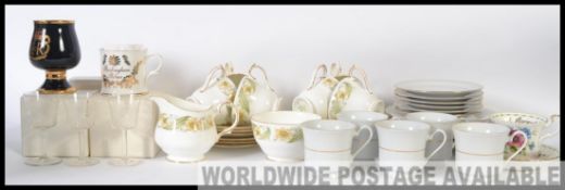 A Duchess part tea service along with th
