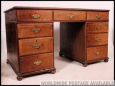 A stunning 19th century walnut inlaid la