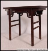 A 19th century Chinese altar table in so