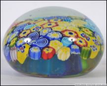 A large glass 20th Century paperweight