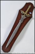 A Medieval style replica steel bladed br
