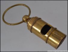 A brass style Titanic whistle L10cm