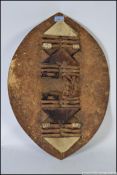An original tribal shield. Made from hid