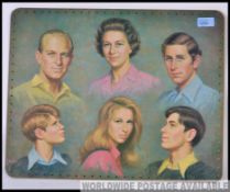 1960's Portrait of Royal Family , Print