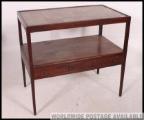 A 19th century mahogany two tier buffet