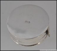 A 925 stamped silver metal tape measure