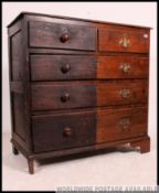 A 19th century Georgian country oak ches