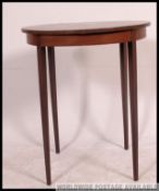 A fine Edwardian inlaid mahogany circula