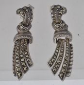 A continental Art Deco demi parure silve