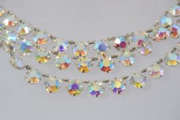 A vintage 3 strand Aurora Borealis rhine