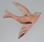 A large vintage Art deco style white me