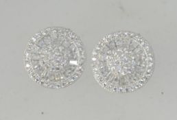 A pair of 925 silver Art deco style earr