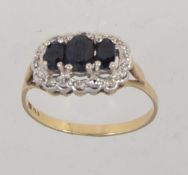 A vintage hallmarked Birmingham 9ct gold