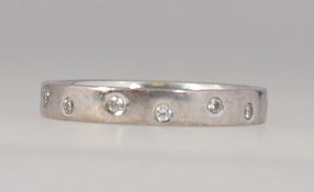A designer hallmarked Birmingham 18ct wh