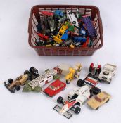 DIECAST: A box of assorted loose vintage